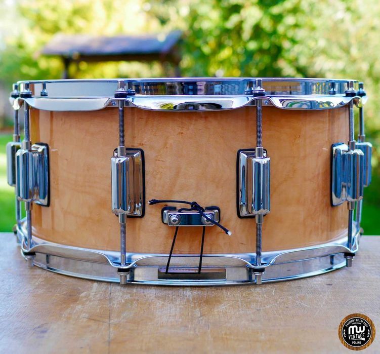 ‼️ Werbel Rogers Birdseye Maple 14” x 6,5” Vintage ‼️