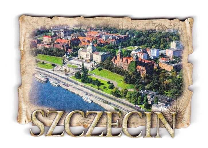 SZCZECIN Magnes na lodówkę D163
