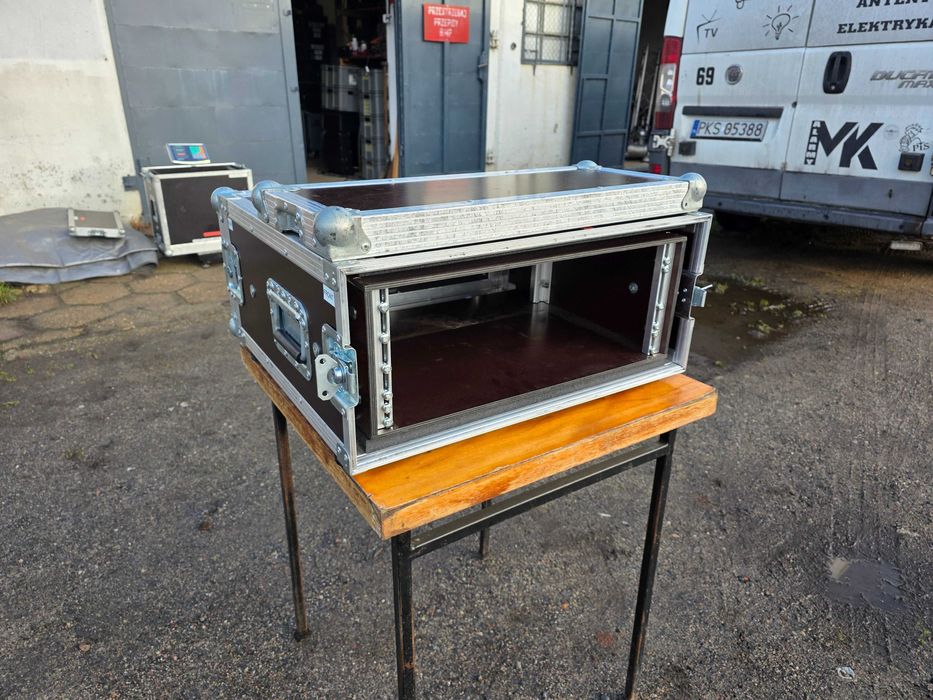 RACK 4U 2x szyna (31cm / 51cm) Shockmount ANTI SHOCK case FAKTURA