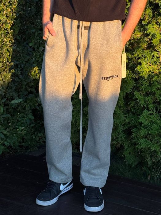 Штани Essentials чорні чоловічі штаны Ессеншиалс серые мужские флис