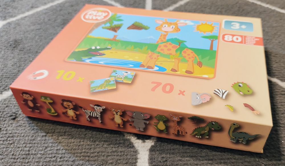 Magnetyczne puzzle w pudełku Playtube 3+ Sieradz • OLX.pl