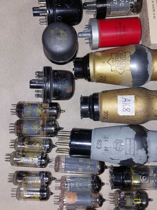 Радиолампы Tesla, Telefunken. RFT. Philips.