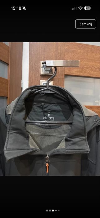 Czarna kurtka męska typu softshell Elevate Life Langley rozmiar XL