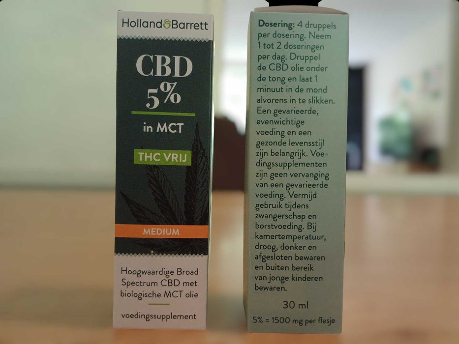 Holland & Barrett Olejek CBD 5% 30 ml Oryginalny