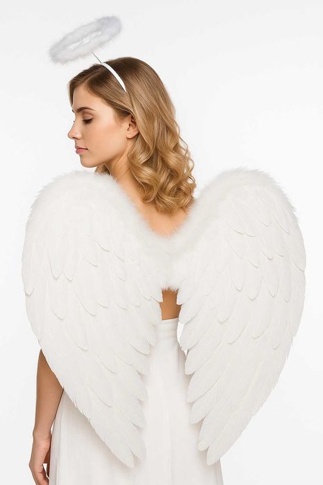 Гігант Комплект Крила янгола (80*60 см) та німб (костюм крылья ангела)