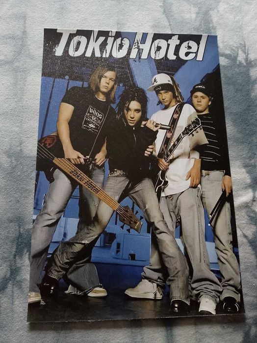 plakat  na płótnie zespołu muzycznego tokio hotel