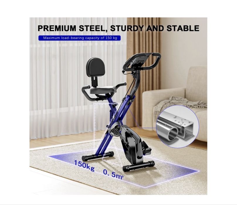 Bicicleta magnetica dobravem 3 em 1