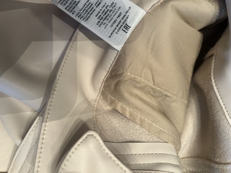 Spodenki skorzane Pinko z paskiem r.46