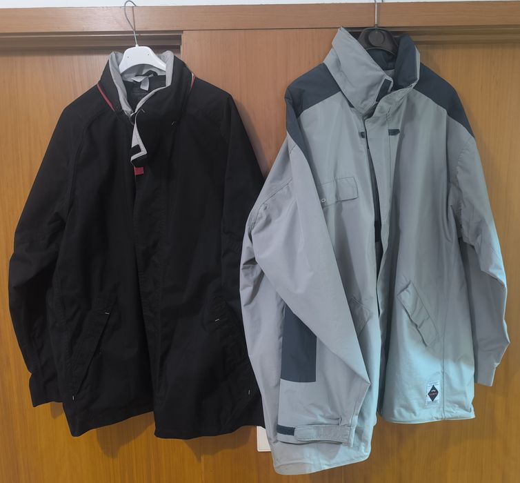 Conjunto de 2 casacos impermeáveis XXXL