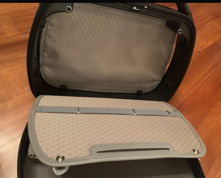 Necessaire bolsa tiracolo Sansonite verde escuro