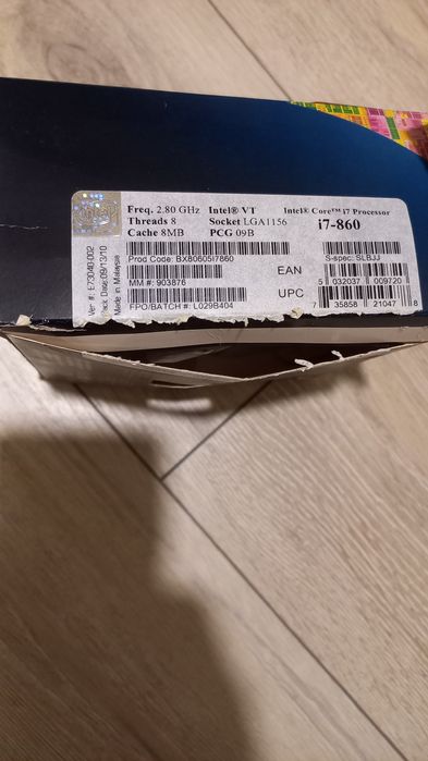 Płyta głowna Asus P7P55D EVO+ procesor intel core i7-860 2.80 GHz, LCA