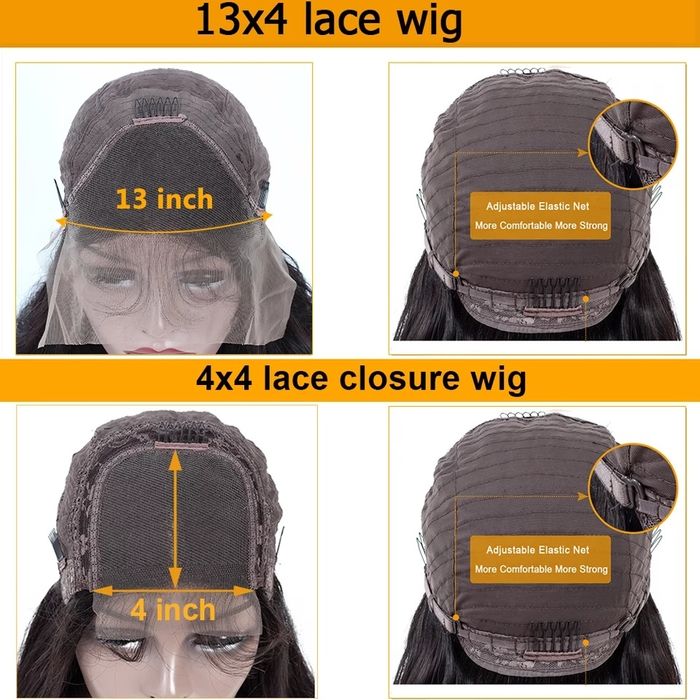 Peruca de cabelo humano 8polegadas