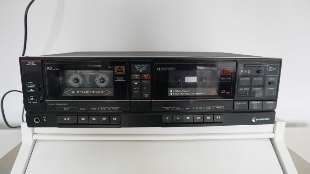 Редкая Кассетная дека Samsung K-600 выпущена  Корея