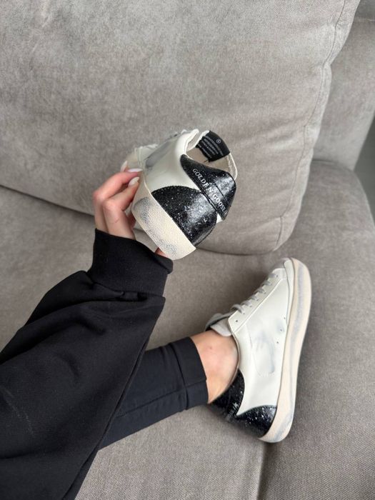 Golden Goose White Gold Black Оригинал Кроссовки Женские Белые Кожаные Premium Luxury Casual Новые Размеры 36-40