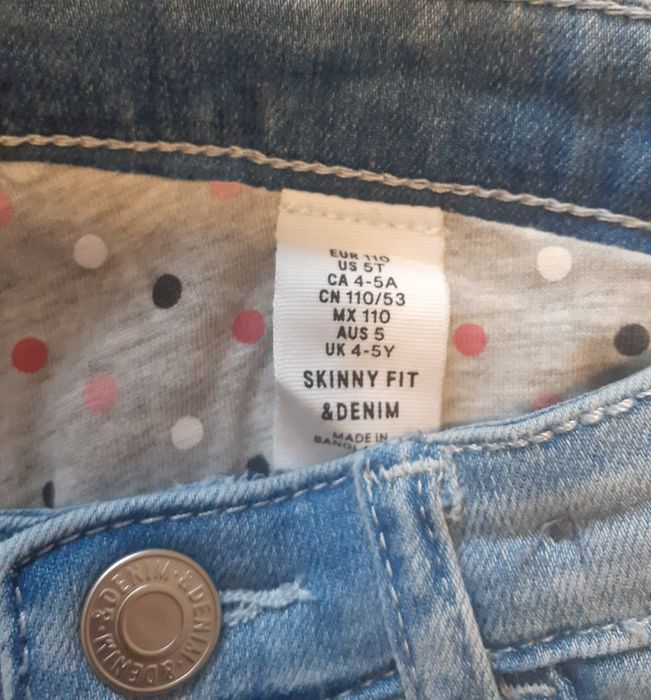 Jeansy z podszewą H&M