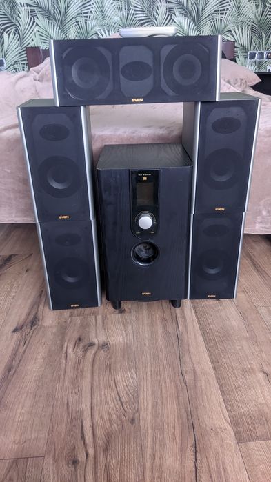 Домашній кінотеатр sven x5-20 колонки 5.1 сабвуфер активний