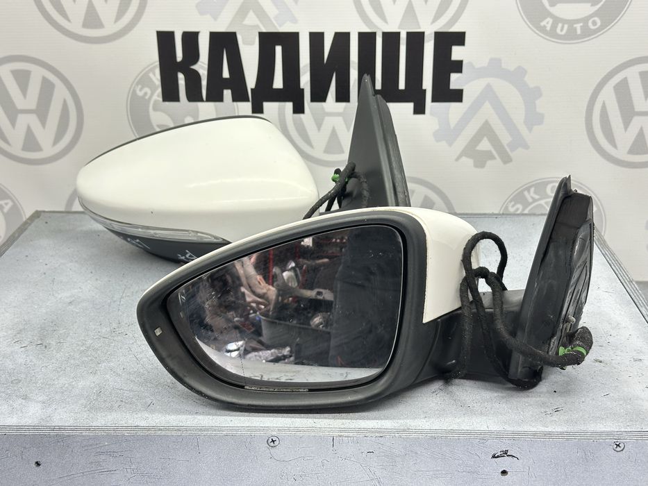 Дзеркало бокове Пассат Б7 дзеркало праве ліве VW Passat B7 біле пасат