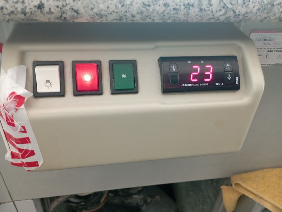 Balcão padaria com refrigeração