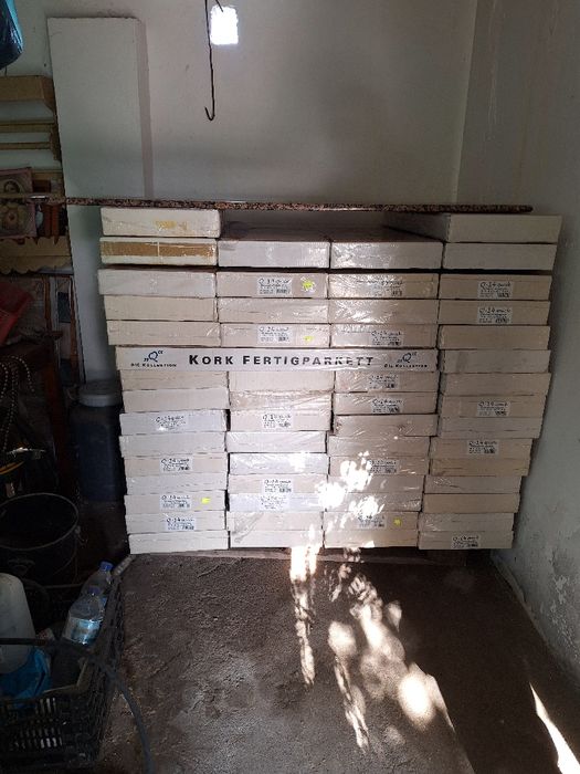 Piso flutuante em cortiça