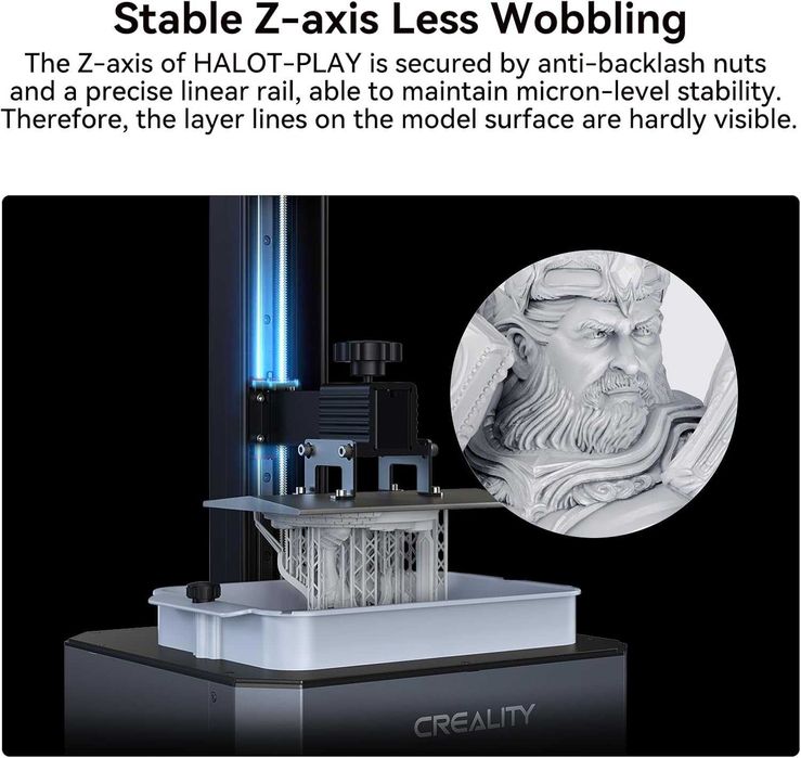 Drukarka 3D Creality Halot-Play 2024 LCD 8.9" HD 4K