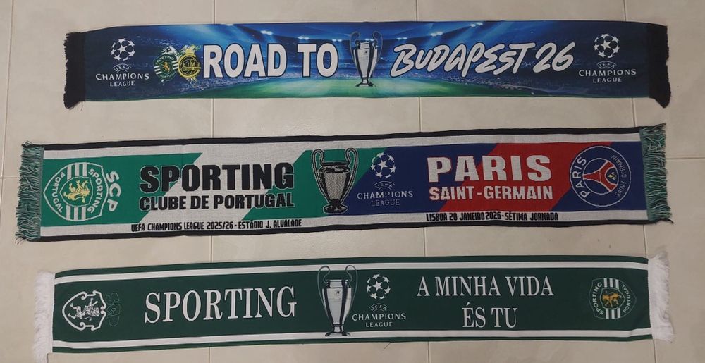 3 cachecois do Sporting na champions