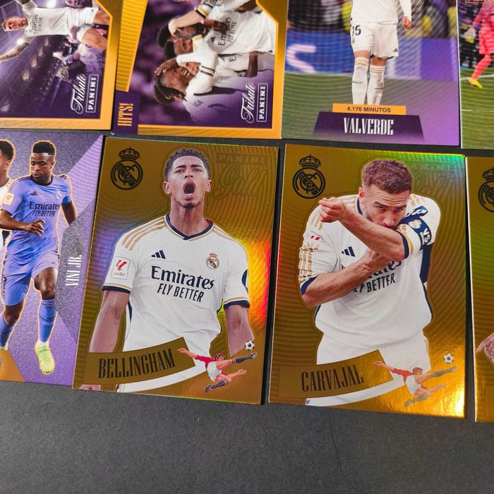 Set 50 Cartas Real Madrid Tricampeones Panini