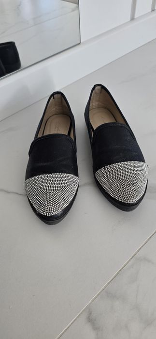 Buty z cyrkoniami rozmiar 39