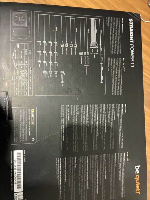 Блок живлення Be Quiet! Straight Power 11 Power Supply, Black 750W