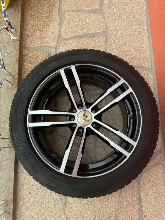 Conjunto de 4 Jantes Aversus 18” com Pneus Viking 245/45 R18 Semi-Usados