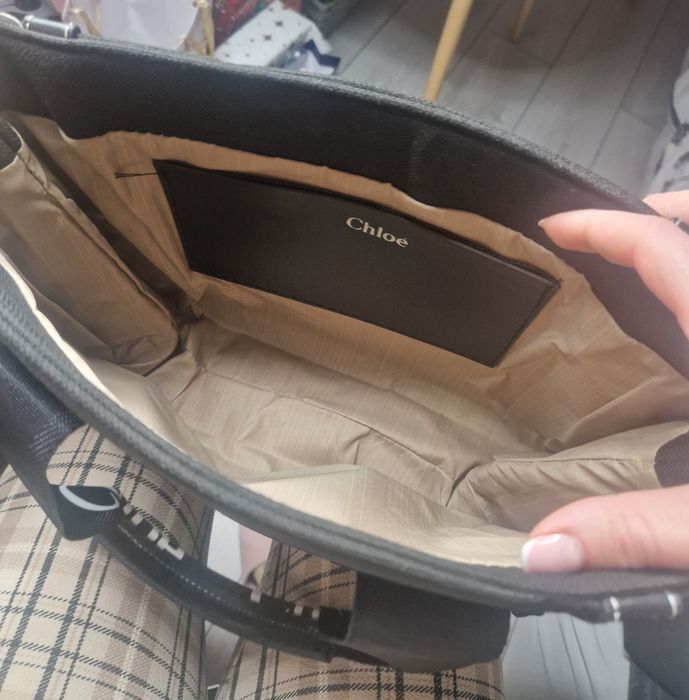 Torebka shopper czarna