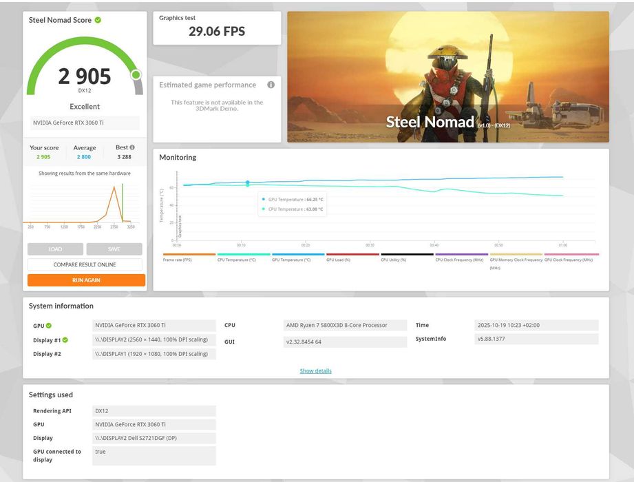 Zestaw komputerowy RTX 3060 Ti, Ryzen 7 5800X3D, 32 GB RAM, NVMe 480GB