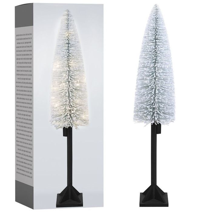 Choinka Sztuczna Świecąca 120cm Z 25 LED Na Pniu Do Salonu Przedpokoju Biura — Dekoracja Bożonarodzeniowa Mebliva