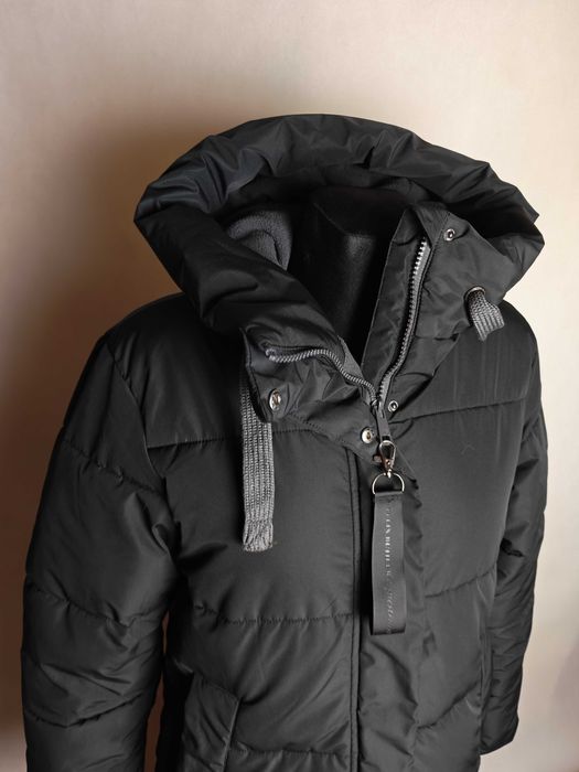 Felix Bühler długi płaszcz jeździecki z kapturem pikowana Anne XS