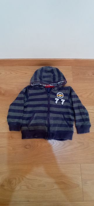 Bluza w paski rozpinana rozmiar 86