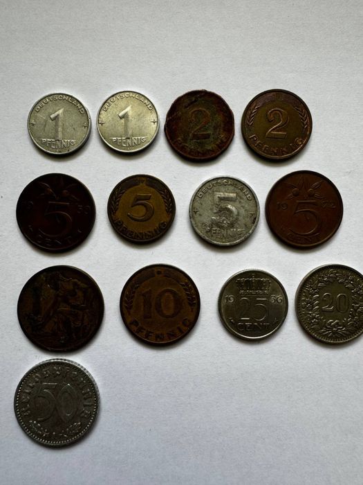 Коллекция немецких монет