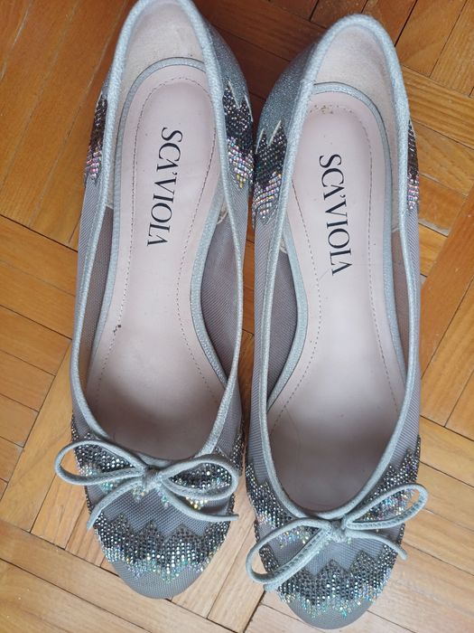 Przepiękne balerinki Scaviola r.40