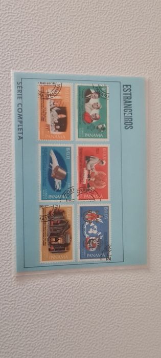 Série de 6 selos do Panamá 1966