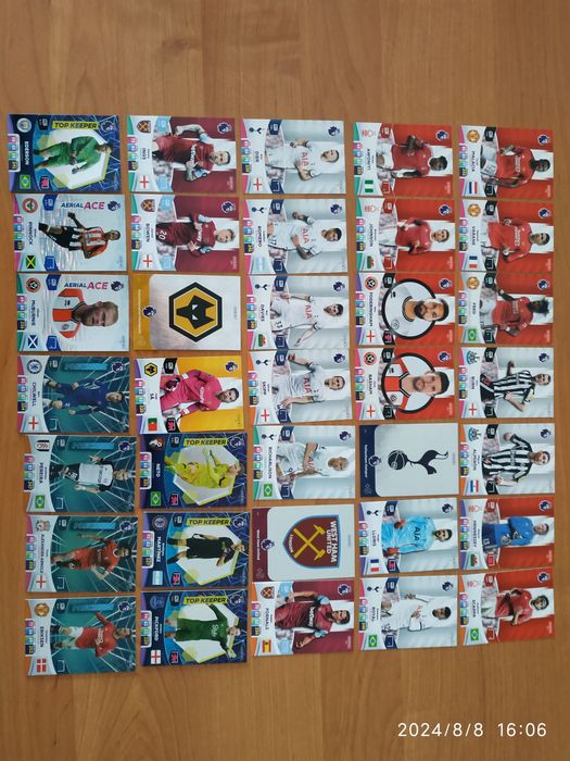 Panini Premier League 2024 - Album + 110 kart ( 2 Golden Baller)