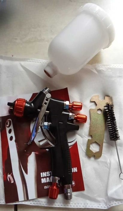 Pistola Alta Eficiençia HVLP 1.2 copo 250ml NOVA