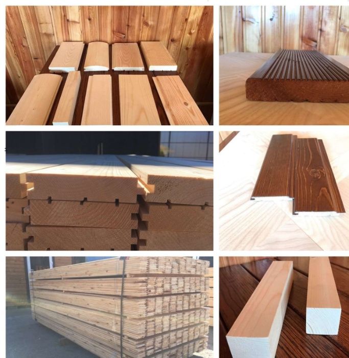 Вагонка дерев'яна ( євро вагонка), стругані пиломатеріали