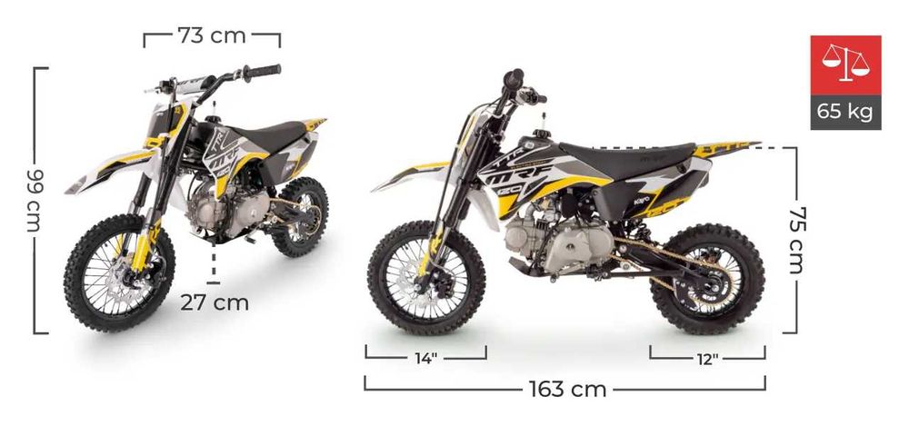 Cross MRF 120 TTR ! E-START ! KOŁA 14/12 ! 4suw ! NOWY !