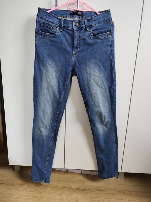 Spodnie skinny jeansowe damskie 38