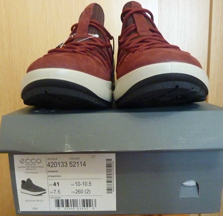 Ecco GoreTex ботинки кроссовки кеды оригинал размер 41
