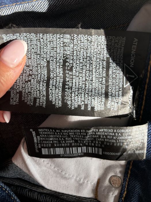 Spodnie jeansy z przecieraniem uniwersalne zmdc