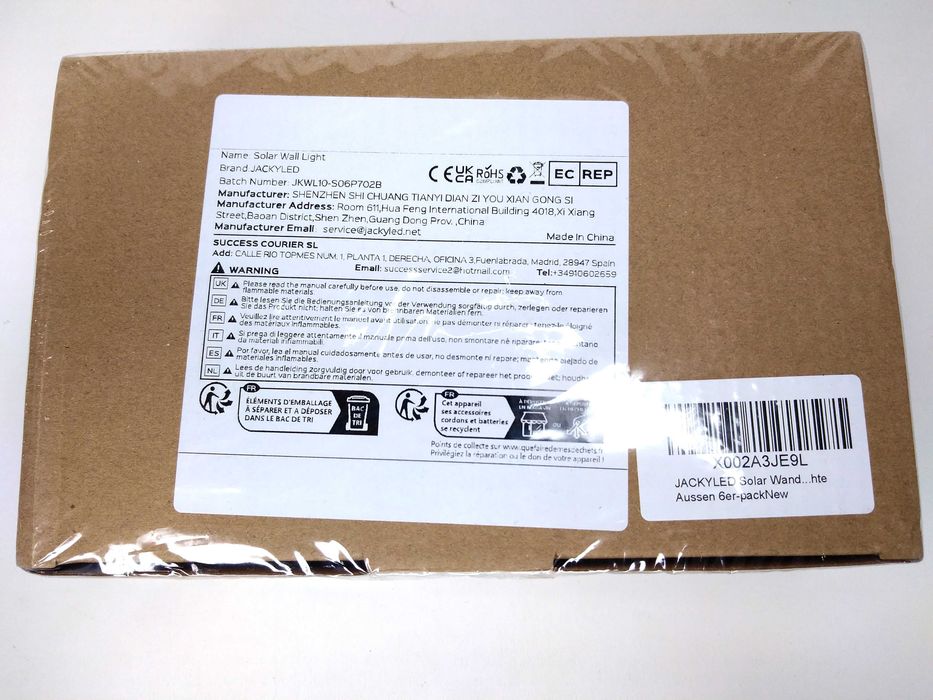 Lampy Solarne JACKYLED RGBCW- 3 Kierunkowe Na Zewnątrz LED 6szt