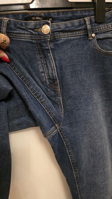 Monnari spodnie damskie jeans r.42