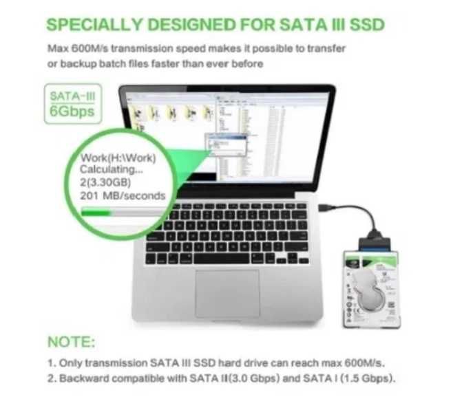 Adaptador para Discos HDD SSD 2.5
