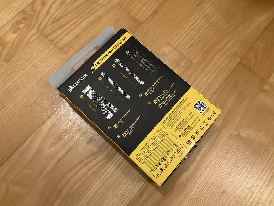 Corsair Premium cable kit przewody niebieskie nylonowe