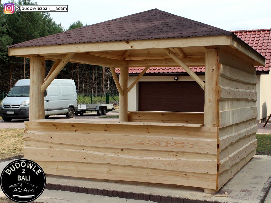 Altana, Altanka Ogrodowa z Bala, Altana z Bali (transport, montaż)