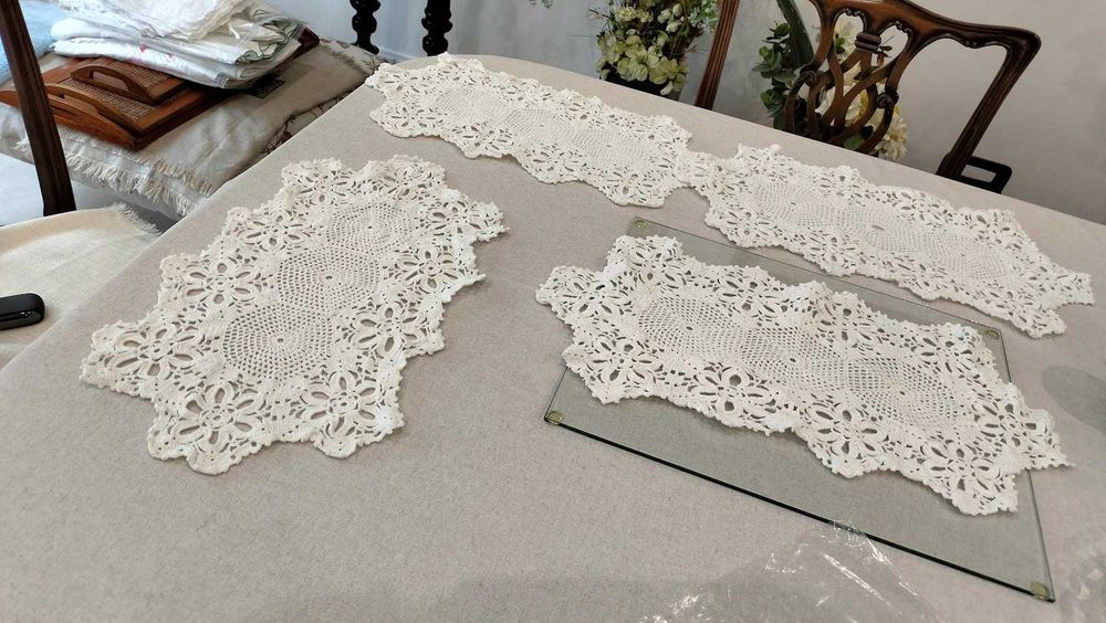 Naperons em crochet- 4